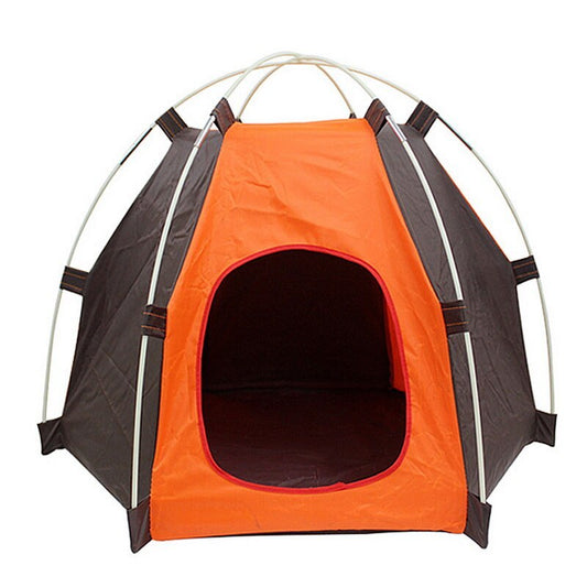 Camping Indoor Outdoor Pet Tent Small Dog Cat House Sunscreen Portable