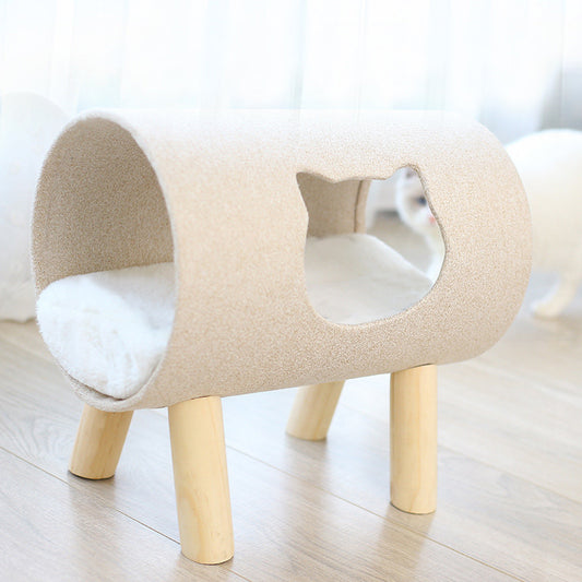 Cool House Cat Bed Non-closed Net Celebrity Washable Dog House