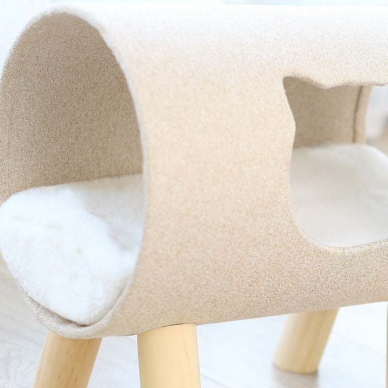 Cool House Cat Bed Non-closed Net Celebrity Washable Dog House