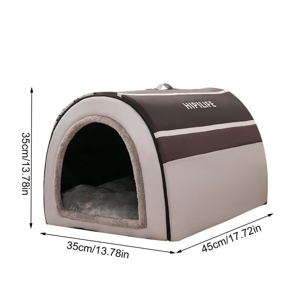 Warm Dog House For Medium And Large Dogs In Autumn