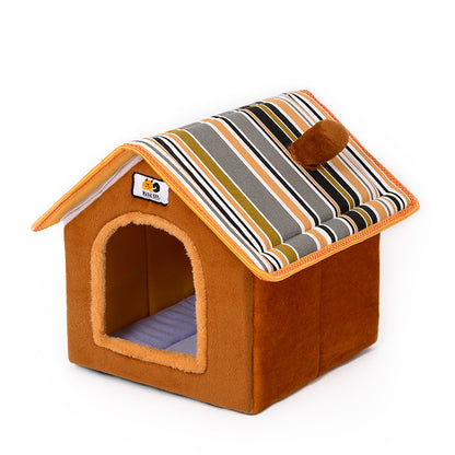 Pet Bed House Small Dog Teddy Cat Litter For All Seasons