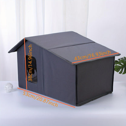Outdoor Stray Cat And Dog House Waterproof And Warm For All Seasons