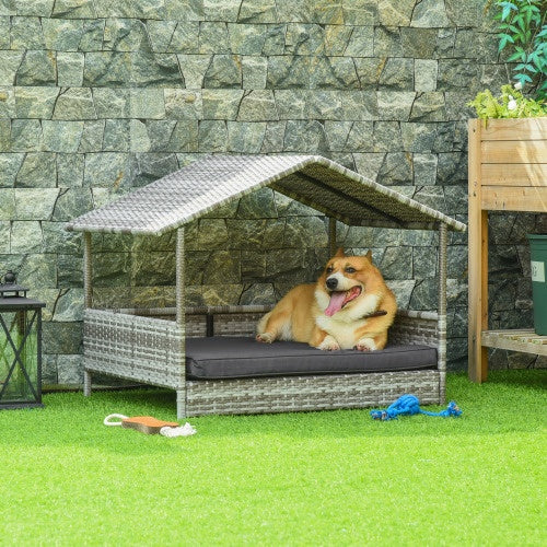 Zortinx Dog House Outdoor With Canopy Is Suitable For Small And Medium